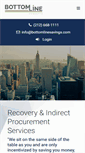 Mobile Screenshot of bottomlinesavings.com